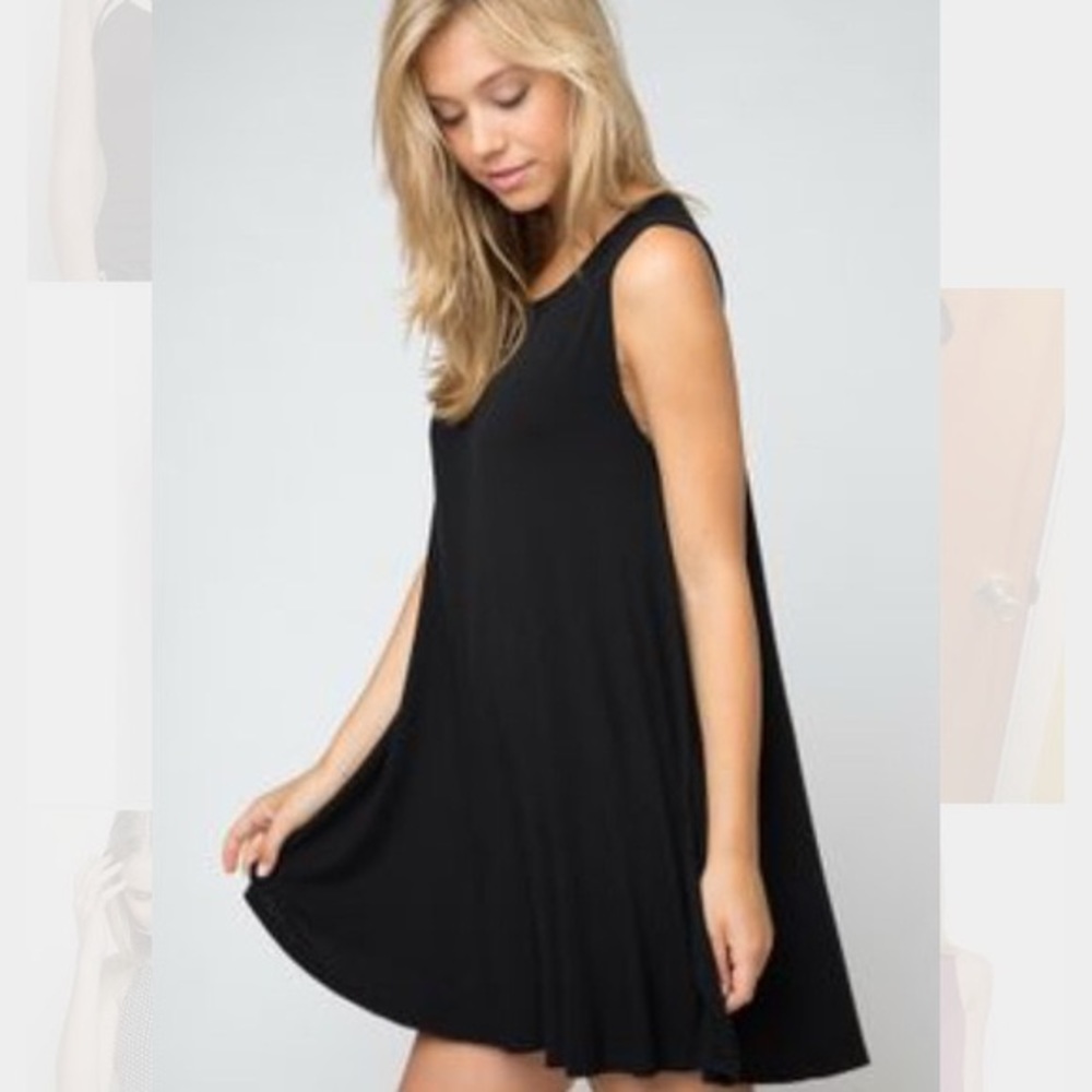 Brandy Melville Alena Trapeze Tunic Swing Dress